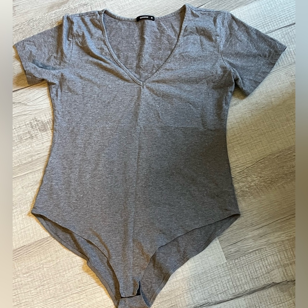 Gray bodysuit
